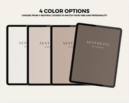 Aesthetic Digital Notebook