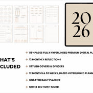 Monday Reset Planner ‘26