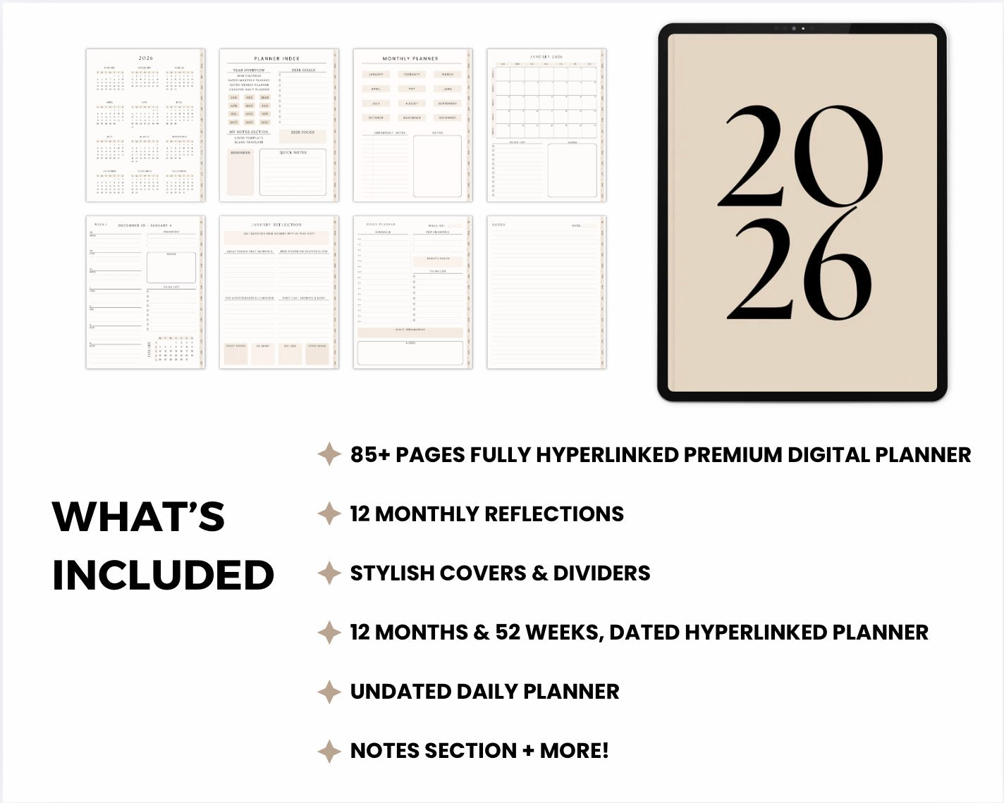 Monday Reset Planner ‘26