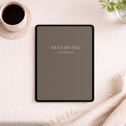 Aesthetic Digital Notebook