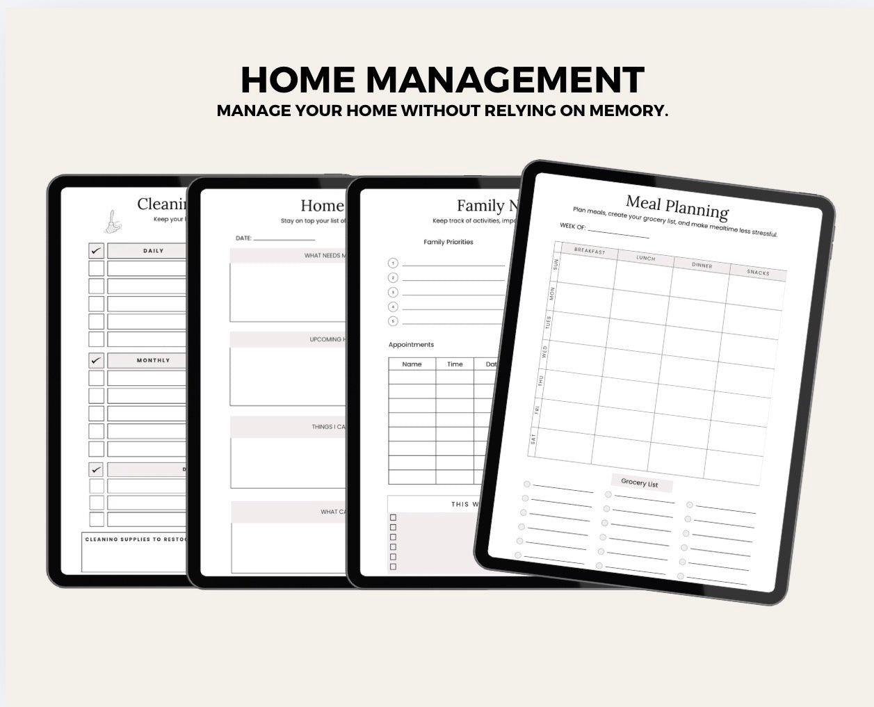 The Mental Load Manager