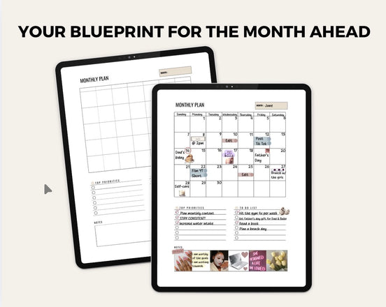 Intentional Month Template