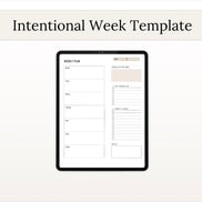 Intentional Week Template