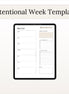 Intentional Week Template