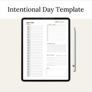Intentional Day Template