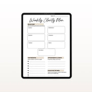 Weekly Clarity Plan