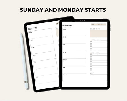 Intentional Week Template