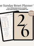 Sunday Reset Planner ‘26